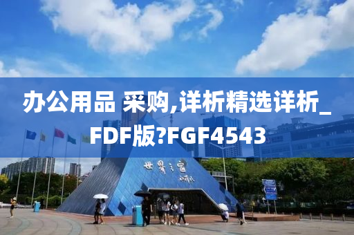 办公用品 采购,详析精选详析_FDF版?FGF4543