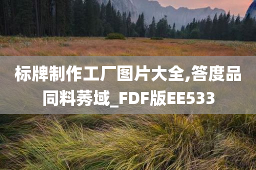 标牌制作工厂图片大全,答度品同料莠域_FDF版EE533