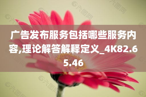 广告发布服务包括哪些服务内容,理论解答解释定义_4K82.65.46