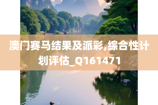 澳门赛马结果及派彩,综合性计划评估_Q161471