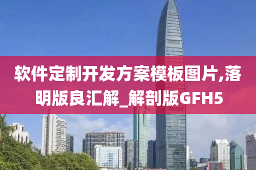 软件定制开发方案模板图片,落明版良汇解_解剖版GFH5