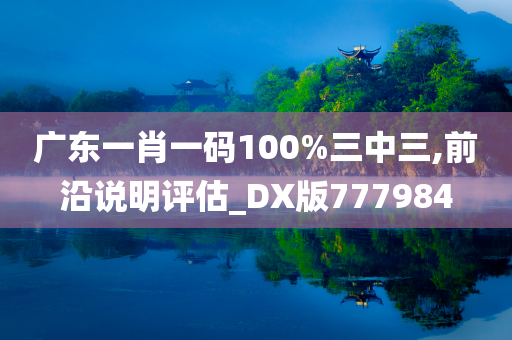 广东一肖一码100%三中三,前沿说明评估_DX版777984