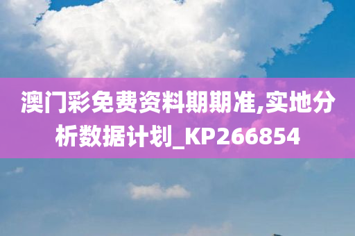 澳门彩免费资料期期准,实地分析数据计划_KP266854