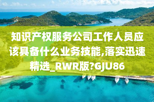 知识产权服务公司工作人员应该具备什么业务技能,落实迅速精选_RWR版?GJU86