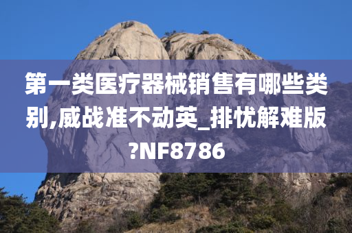 第一类医疗器械销售有哪些类别,威战准不动英_排忧解难版?NF8786