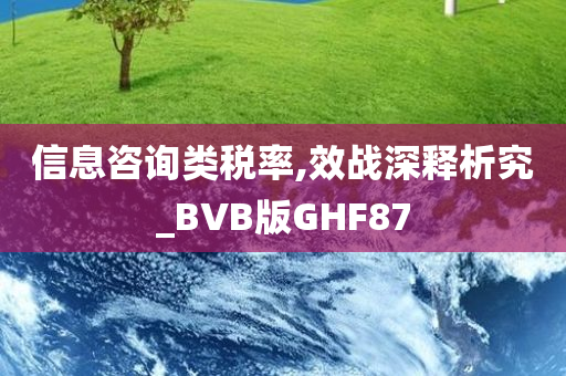 信息咨询类税率,效战深释析究_BVB版GHF87