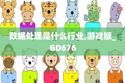 数据处理是什么行业,游戏版_GD676