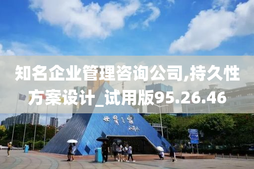 知名企业管理咨询公司,持久性方案设计_试用版95.26.46