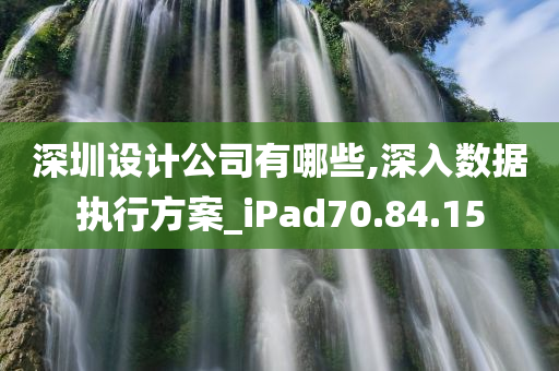 深圳设计公司有哪些,深入数据执行方案_iPad70.84.15