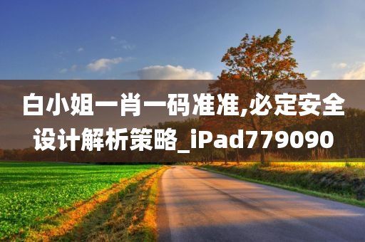 白小姐一肖一码准准,必定安全设计解析策略_iPad779090