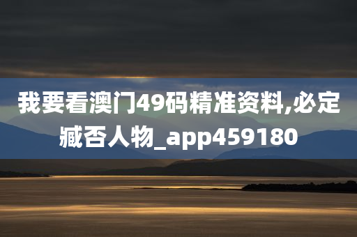 我要看澳门49码精准资料,必定臧否人物_app459180