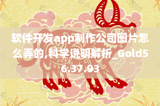 软件开发app制作公司图片怎么弄的,科学说明解析_Gold56.37.93