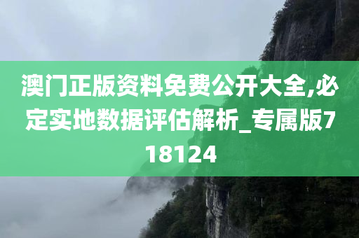 澳门正版资料免费公开大全,必定实地数据评估解析_专属版718124