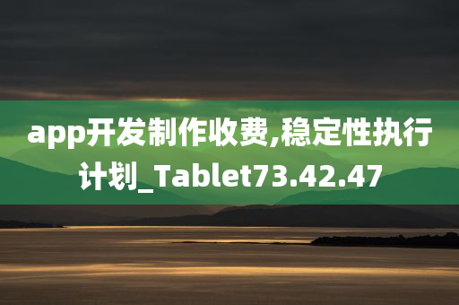 app开发制作收费,稳定性执行计划_Tablet73.42.47