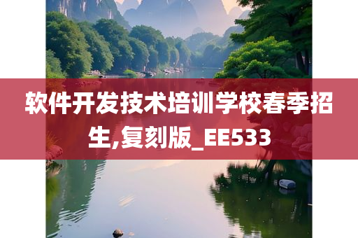 软件开发技术培训学校春季招生,复刻版_EE533