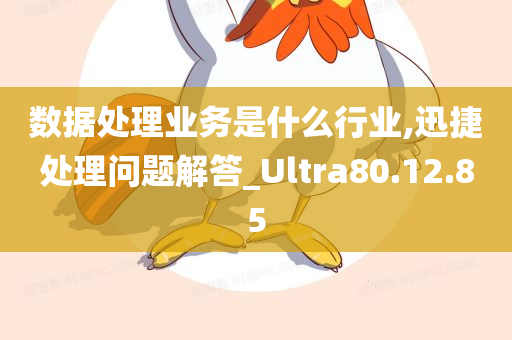 数据处理业务是什么行业,迅捷处理问题解答_Ultra80.12.85