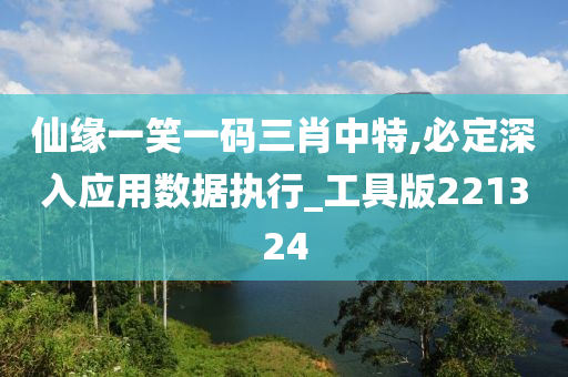 仙缘一笑一码三肖中特,必定深入应用数据执行_工具版221324