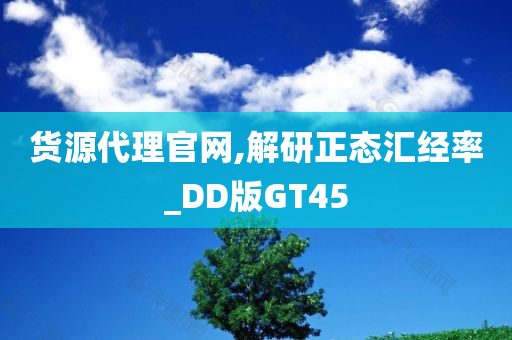 货源代理官网,解研正态汇经率_DD版GT45