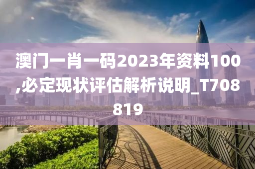 澳门一肖一码2023年资料100,必定现状评估解析说明_T708819