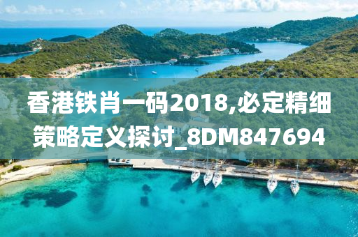 香港铁肖一码2018,必定精细策略定义探讨_8DM847694