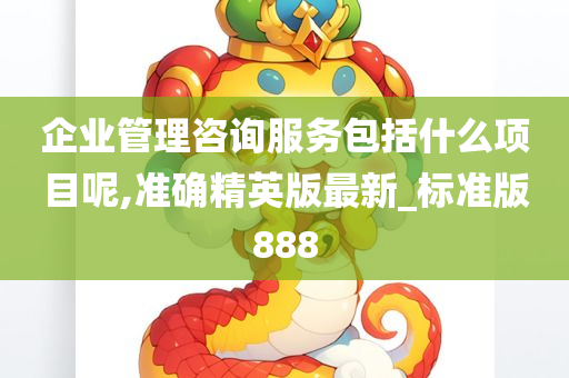 企业管理咨询服务包括什么项目呢,准确精英版最新_标准版888