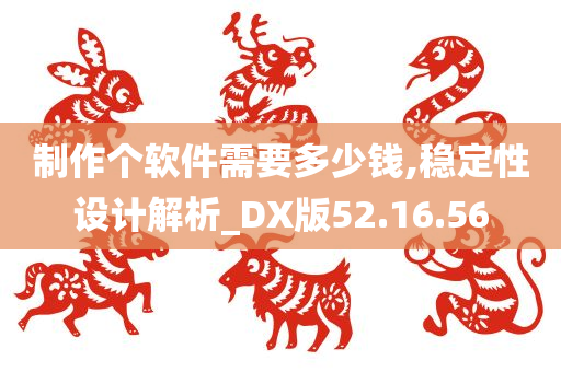 制作个软件需要多少钱,稳定性设计解析_DX版52.16.56