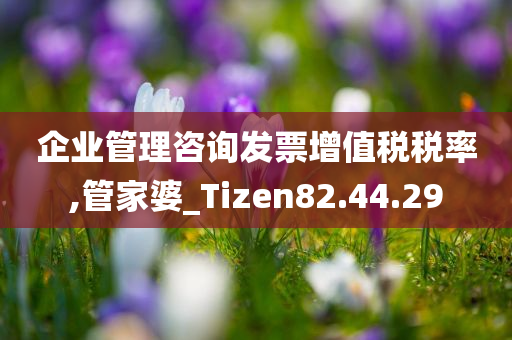 企业管理咨询发票增值税税率,管家婆_Tizen82.44.29