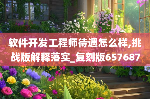 软件开发工程师待遇怎么样,挑战版解释落实_复刻版657687