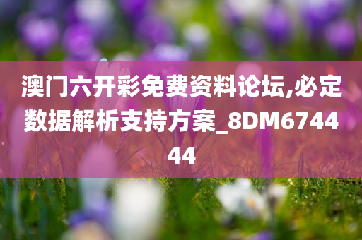 澳门六开彩免费资料论坛,必定数据解析支持方案_8DM674444