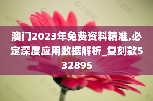 澳门2023年免费资料精准,必定深度应用数据解析_复刻款532895