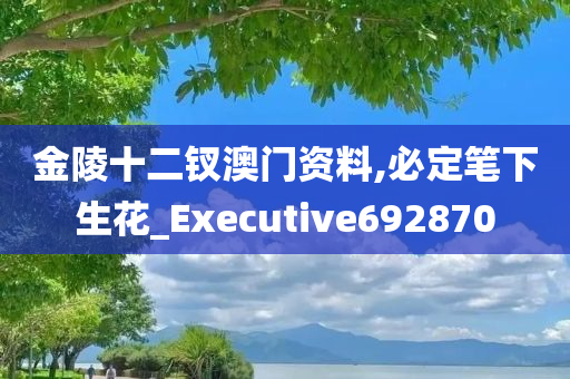 金陵十二钗澳门资料,必定笔下生花_Executive692870