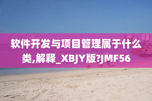 软件开发与项目管理属于什么类,解释_XBJY版?JMF56