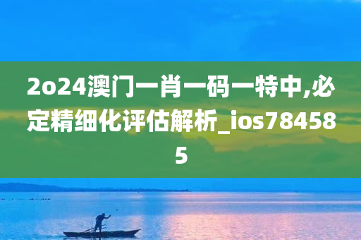 2o24澳门一肖一码一特中,必定精细化评估解析_ios784585