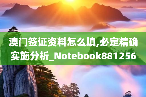 澳门签证资料怎么填,必定精确实施分析_Notebook881256