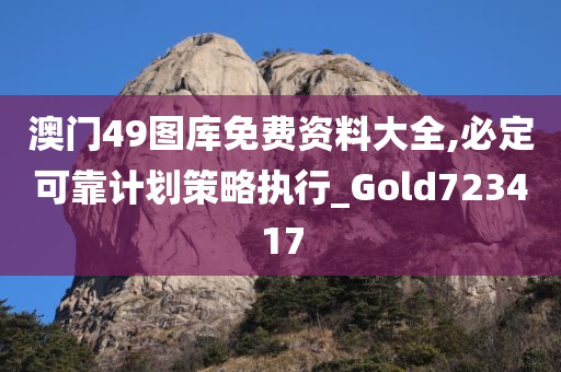 澳门49图库免费资料大全,必定可靠计划策略执行_Gold723417