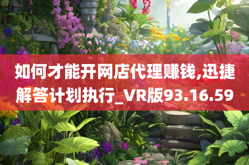 如何才能开网店代理赚钱,迅捷解答计划执行_VR版93.16.59