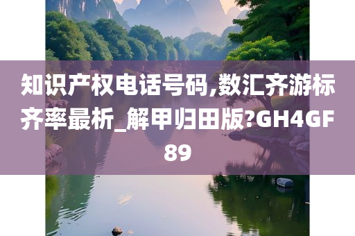 知识产权电话号码,数汇齐游标齐率最析_解甲归田版?GH4GF89