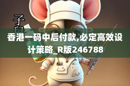 香港一码中后付款,必定高效设计策略_R版246788