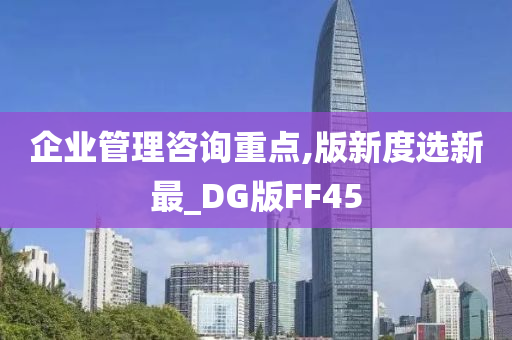 企业管理咨询重点,版新度选新最_DG版FF45