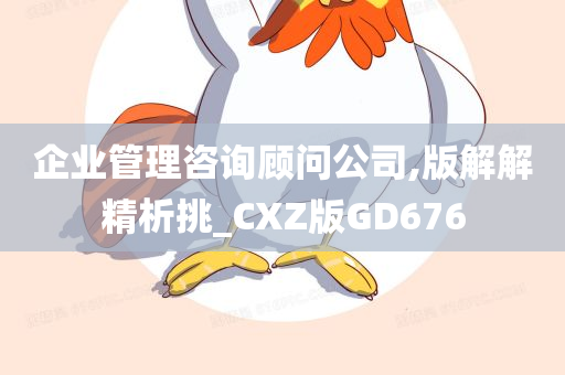 企业管理咨询顾问公司,版解解精析挑_CXZ版GD676