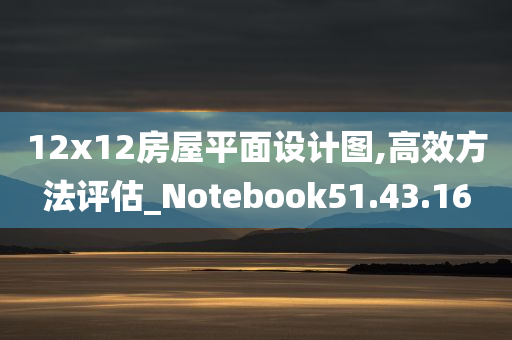 12x12房屋平面设计图,高效方法评估_Notebook51.43.16