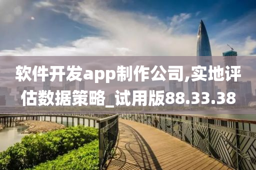 软件开发app制作公司,实地评估数据策略_试用版88.33.38