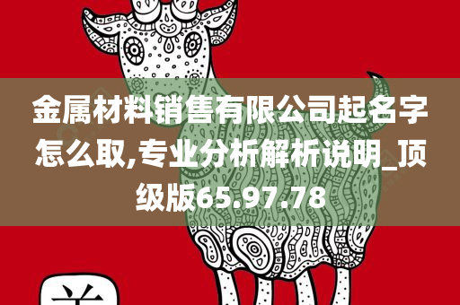 金属材料销售有限公司起名字怎么取,专业分析解析说明_顶级版65.97.78