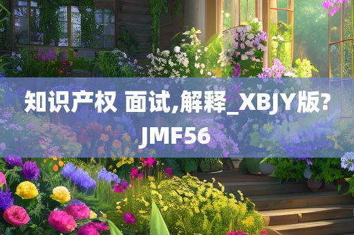 知识产权 面试,解释_XBJY版?JMF56