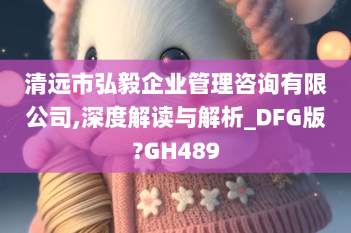 清远市弘毅企业管理咨询有限公司,深度解读与解析_DFG版?GH489