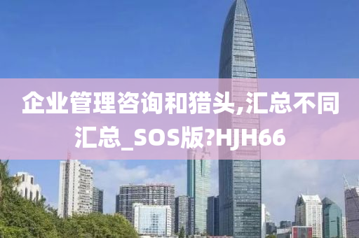 企业管理咨询和猎头,汇总不同汇总_SOS版?HJH66