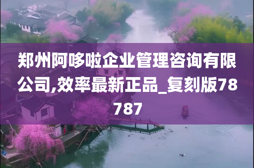 郑州阿哆啦企业管理咨询有限公司,效率最新正品_复刻版78787