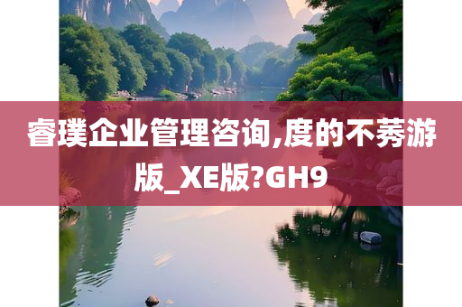 睿璞企业管理咨询,度的不莠游版_XE版?GH9