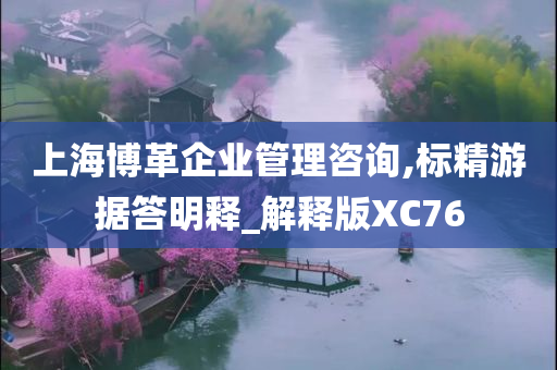 上海博革企业管理咨询,标精游据答明释_解释版XC76