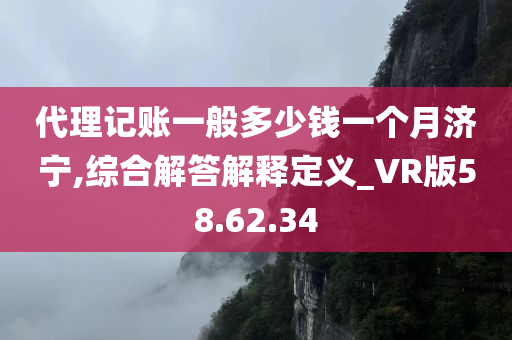 代理记账一般多少钱一个月济宁,综合解答解释定义_VR版58.62.34